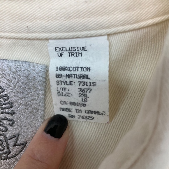 Vintage Mid-West Garment CO Canada XXL Western Embroidered Shirt Cotton - Picture 6 of 12